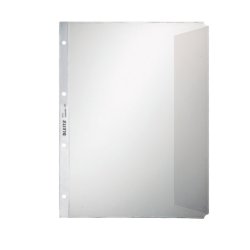 LEITZ Pochette perforée avec rabat, A4, PP, 0,12 mm