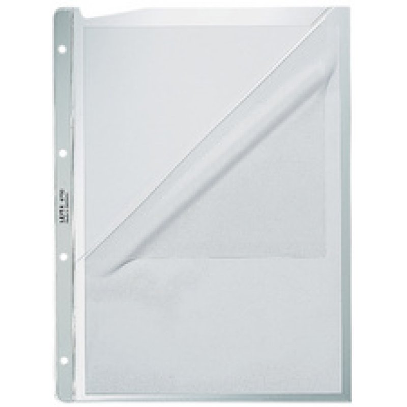 LEITZ Pochette perforée, A4, en PP, grainé, 0,12 mm,