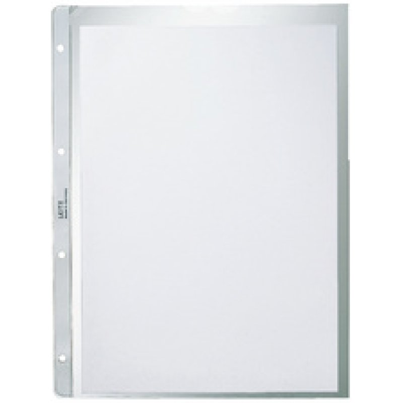 LEITZ Pochette perforée, A4, en PP, grainé, 0,12 mm,
