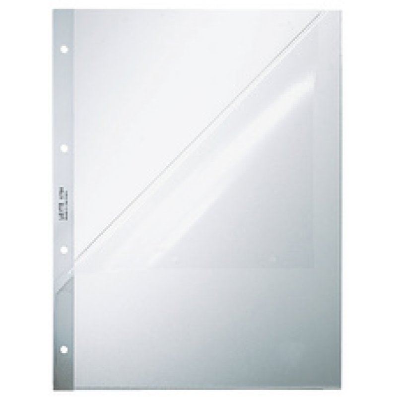 LEITZ Pochette perforée, A4, en PP, grainé, 0,12 mm,