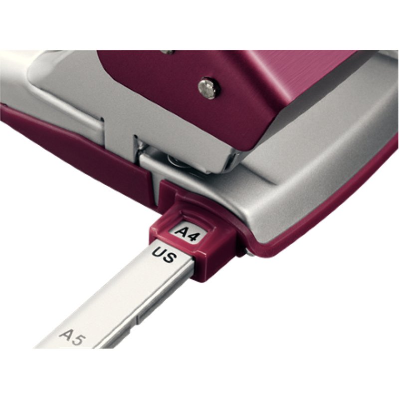 Leitz NeXXt 5006 hole punch 30 sheets Red, Silver
