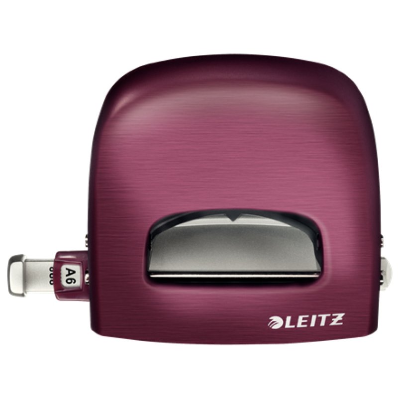 Leitz NeXXt 5006 hole punch 30 sheets Red, Silver