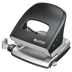 LEITZ Perforateur Style Nexxt 5008, noir satin, capacité: