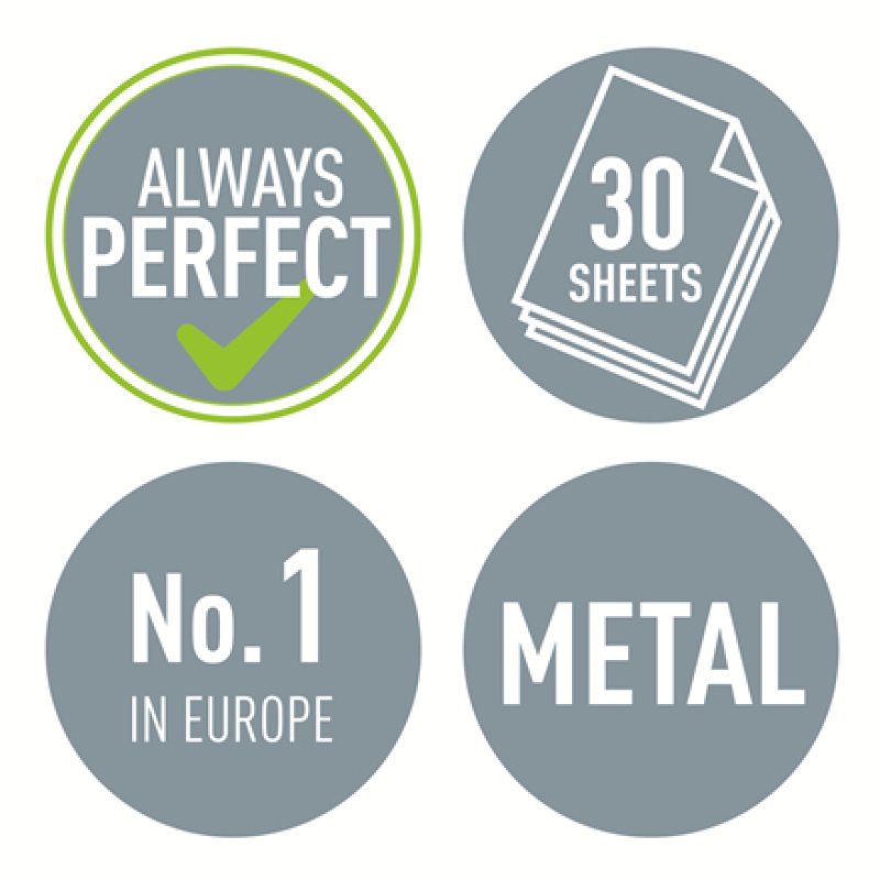 LEITZ Perforateur Nexxt 5008,en carton, jaune métallisé