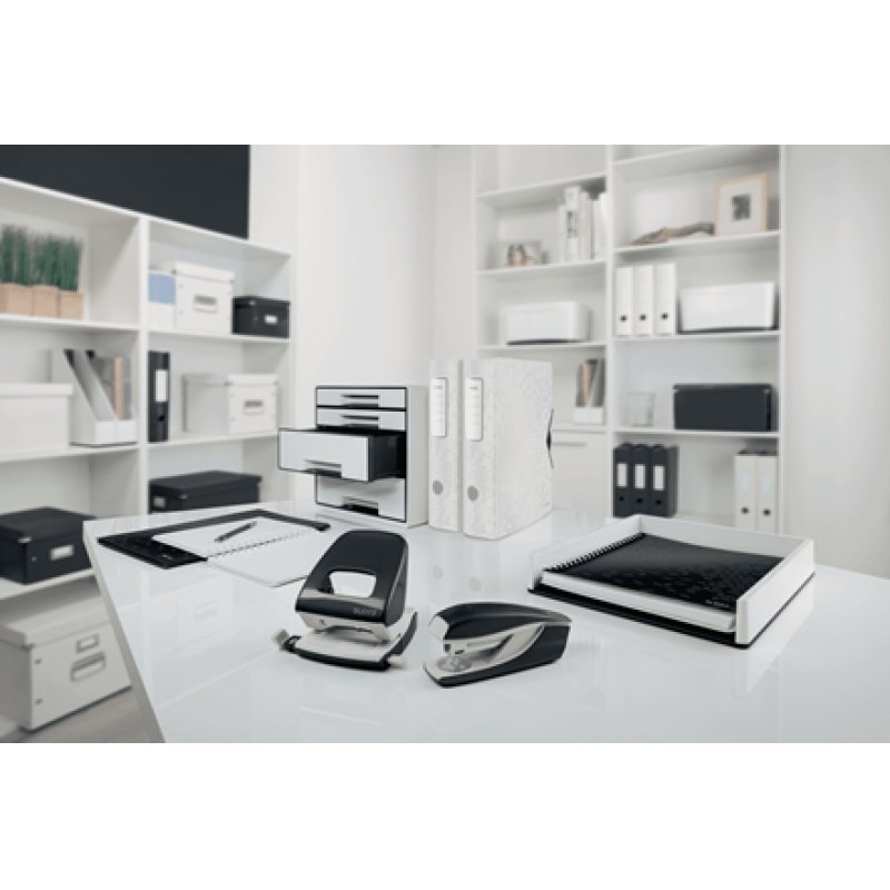 Leitz 50081095 hole punch 30 sheets Black, White
