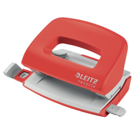 LEITZ Perforateur Mini NeXXt Recycle, rouge