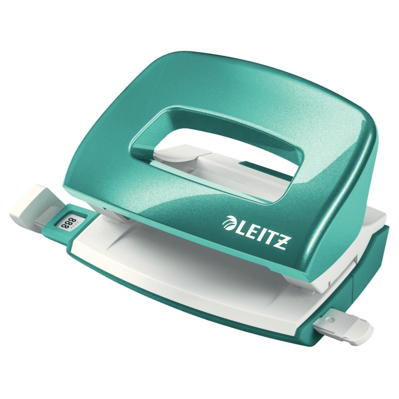 Leitz NeXXt 50601051 hole punch 10 sheets Turquoise, Grey