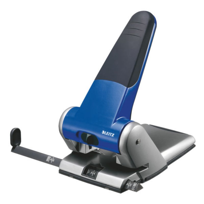 Leitz Heavy Duty 5180 hole punch 65 sheets Blue