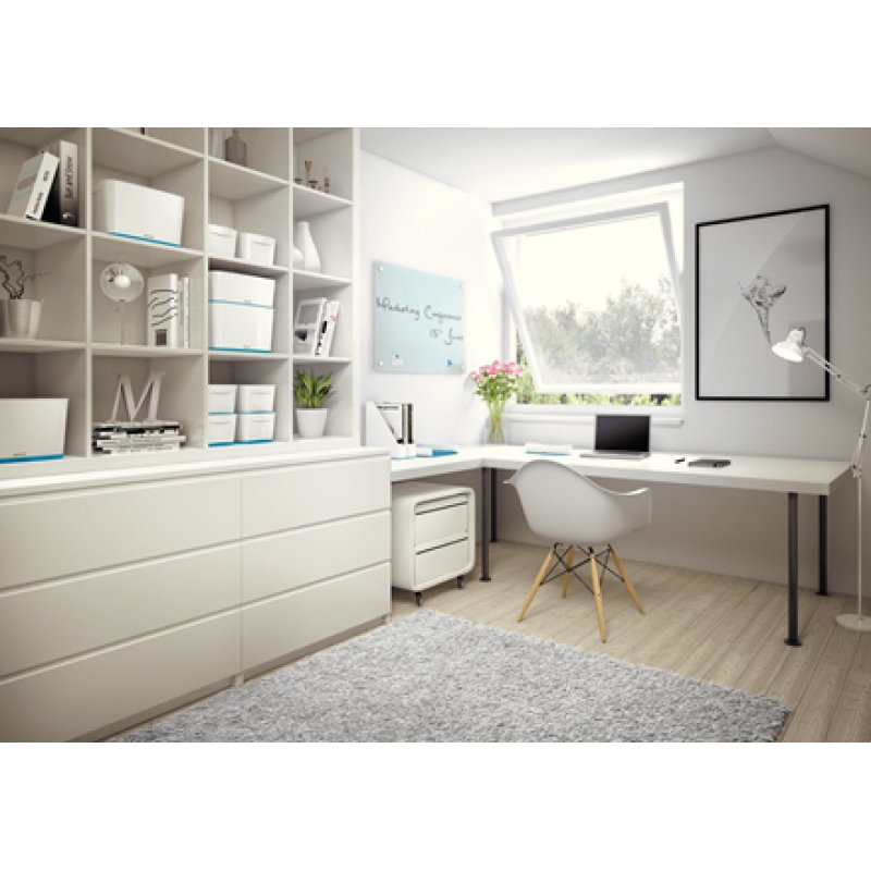 Esselte 5216-10-36 Storage box Rectangular Acrylonitrile butadiene styrene (ABS) Blue, White