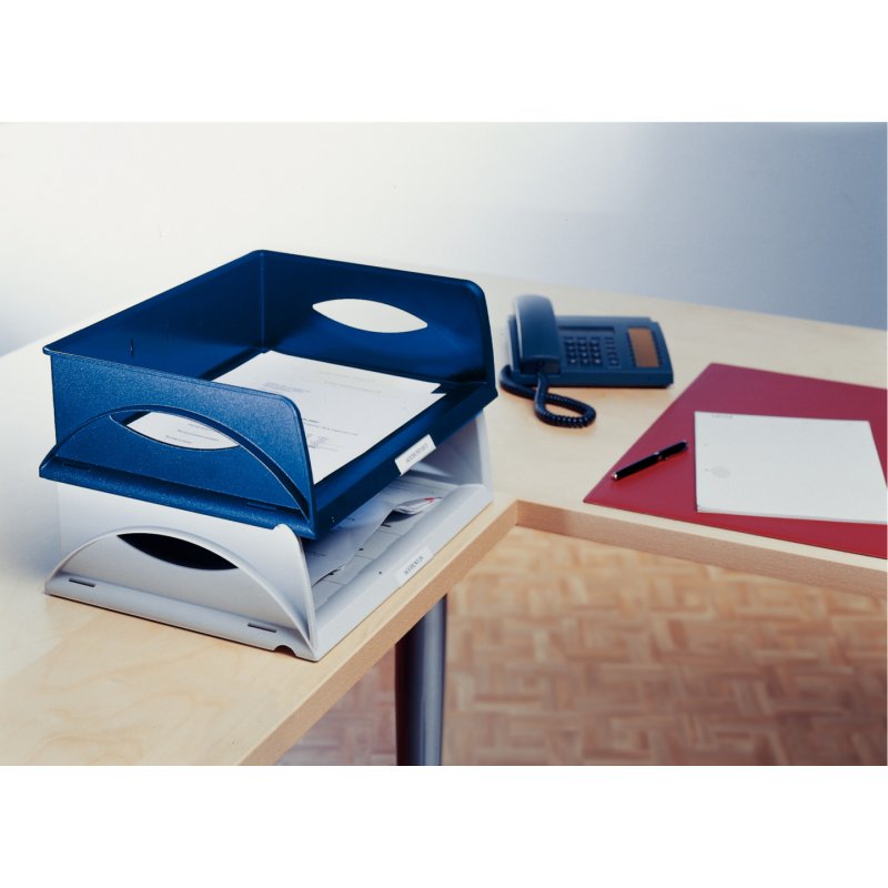 LEITZ bac à courrier Sorty, format A4/C4 paysage, bleu