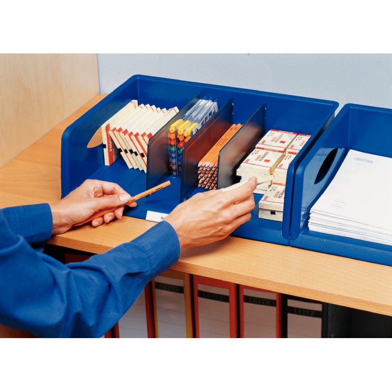 LEITZ bac à courrier Sorty, format A4/C4 paysage, gris