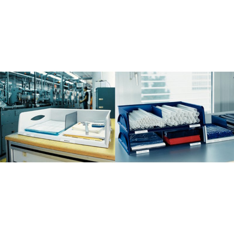 LEITZ Bac à courrier Sorty Jumbo, format A3/C3, gris,