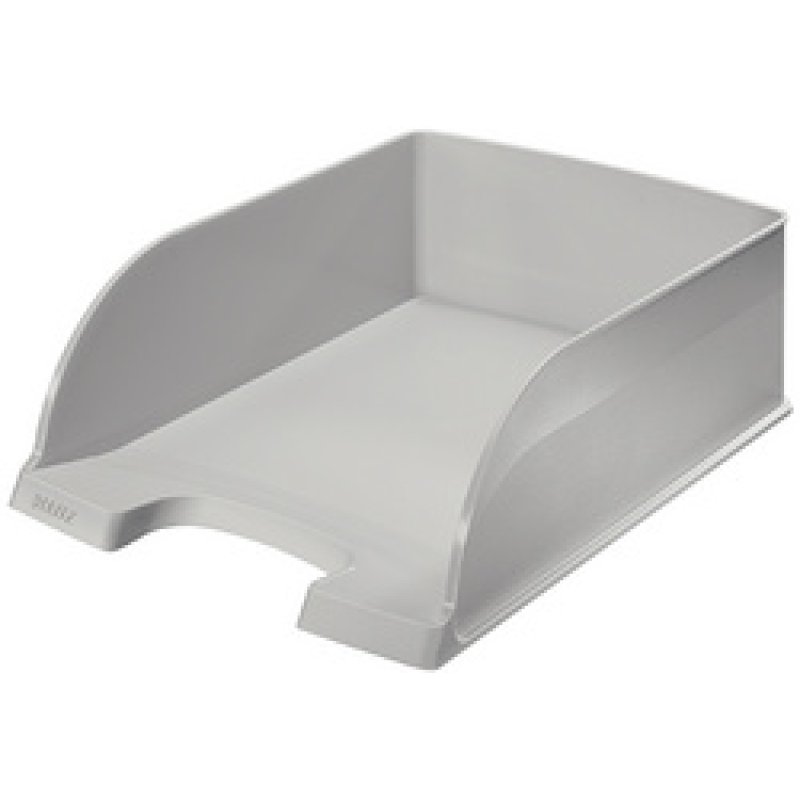 LEITZ Corbeille à courrier Plus Jumbo, A4, polystyrène,givré