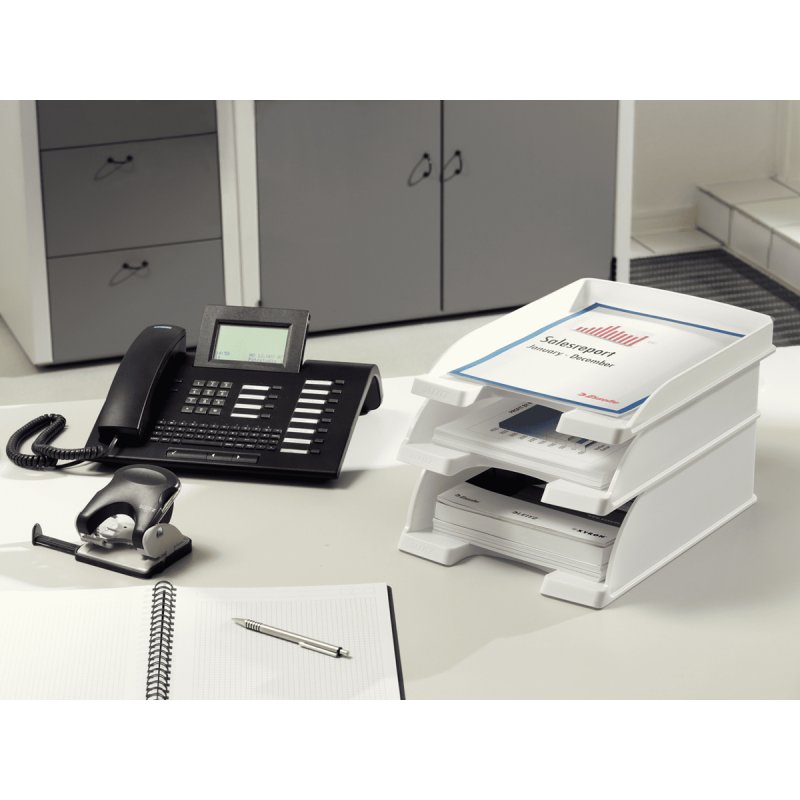 Leitz 52330084 desk tray/organizer Polystyrene Silver