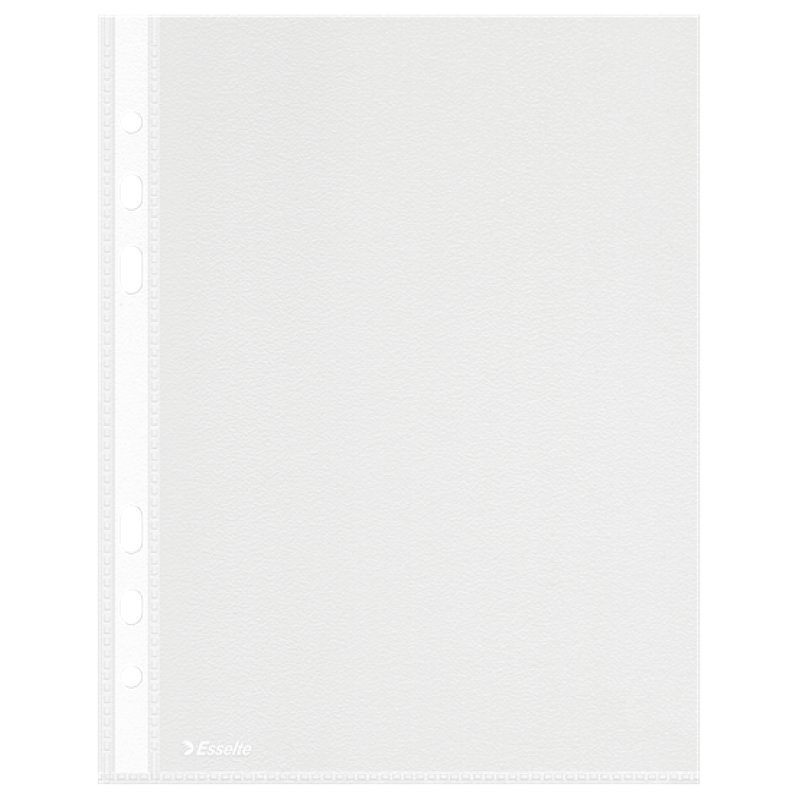 Esselte Multi-punched Pocket A5 50 Micron Pack 100 protecteur de feuilles Polypropylène (PP)