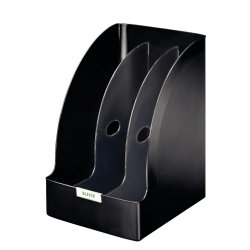 LEITZ Porte-revue Plus Jumbo, format A4, polystyrène, noir