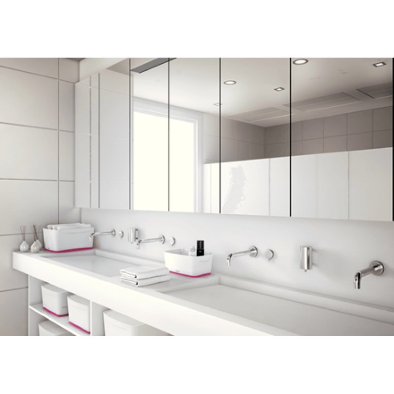 Esselte 5257-10-23 Storage tray Rectangular Acrylonitrile butadiene styrene (ABS) Pink, White