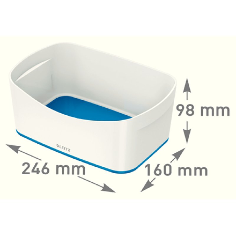 Esselte 5257-10-36 Storage tray Rectangular Acrylonitrile butadiene styrene (ABS) Blue, White