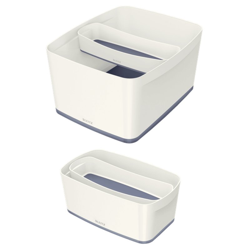 Esselte 5258-10-01 Storage tray Rectangular Acrylonitrile butadiene styrene (ABS) Grey, White