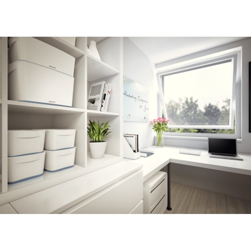 Esselte 5258-10-01 Storage tray Rectangular Acrylonitrile butadiene styrene (ABS) Grey, White