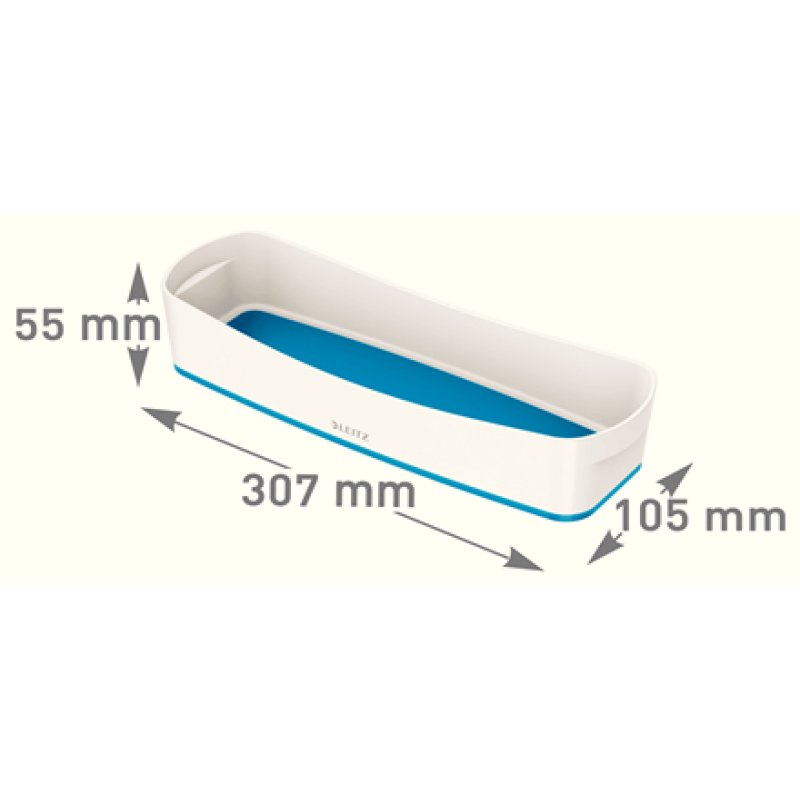 Esselte 5258-10-36 Storage tray Rectangular Acrylonitrile butadiene styrene (ABS) Blue, White