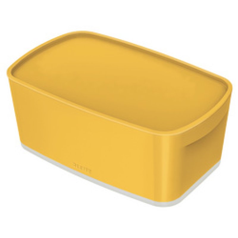 LEITZ Boîte de rangement My Box Cosy, 5 litres, jaune