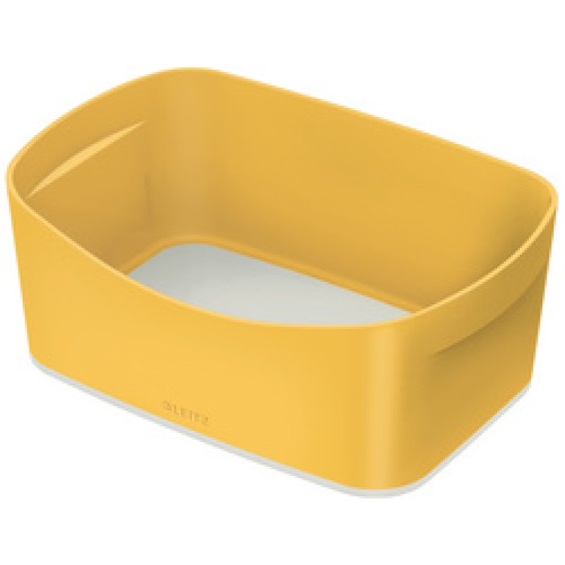 LEITZ Bac de rangement My Box Cosy, A5, jaune/gris clair