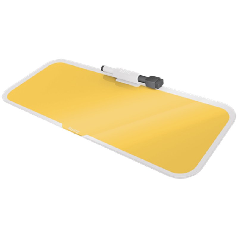 LEITZ Bloc-notes en verre Cosy pour le bureau, jaune