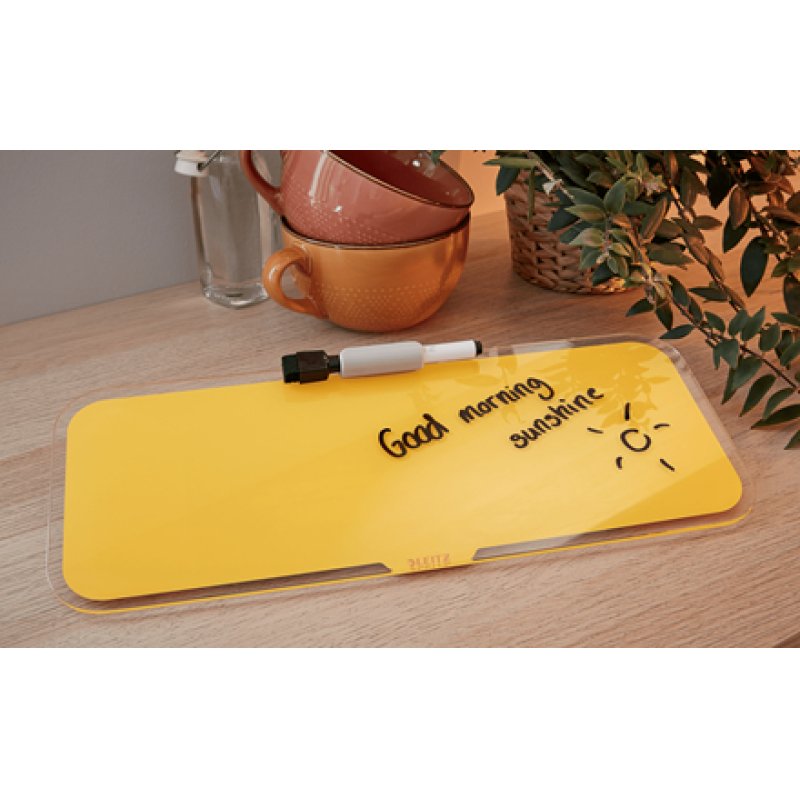 Leitz 52690019 desk pad Glass Yellow