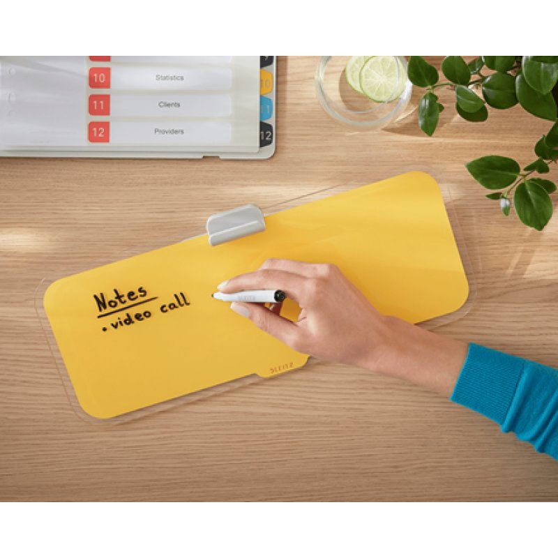 Leitz 52690019 desk pad Glass Yellow