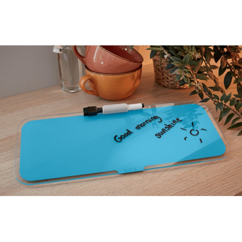 Leitz 52690061 desk pad Glass Blue