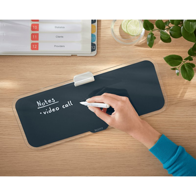Leitz 52690089 desk pad Glass Black