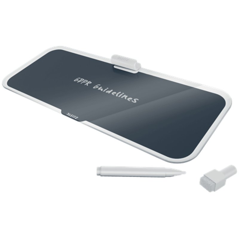 Leitz 52690089 desk pad Glass Black