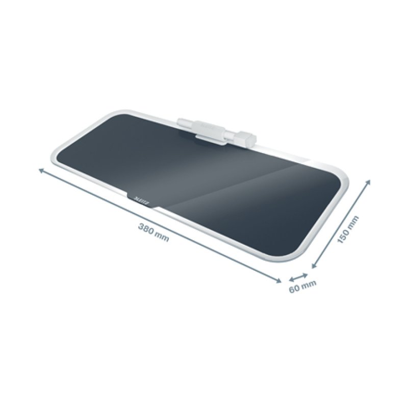 LEITZ Bloc-notes en verre Cosy pour le bureau, gris