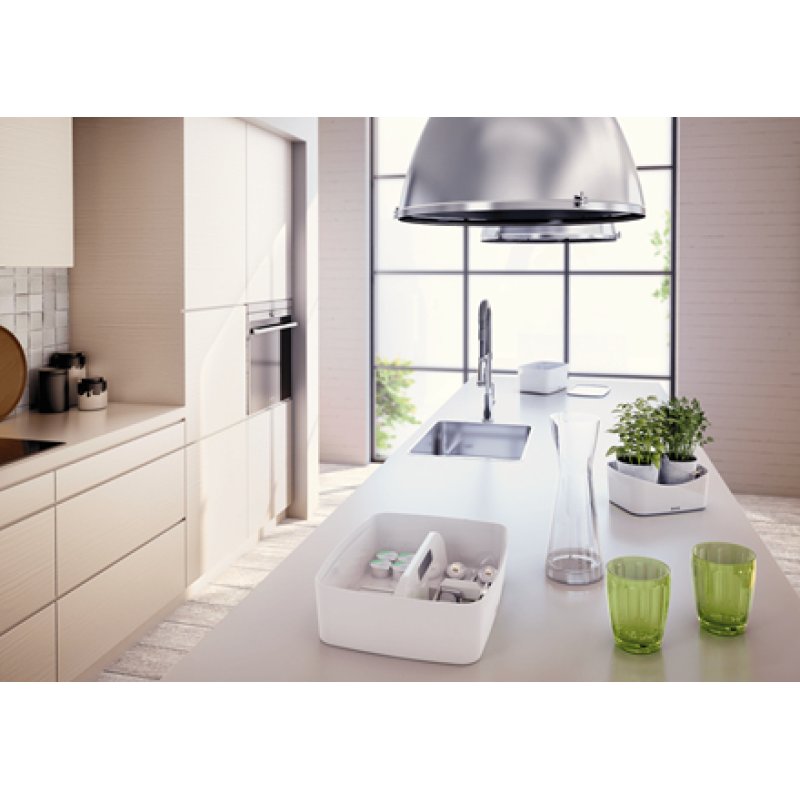 Esselte 5323-00-01 Compartiment de rangement Rectangulaire Acrylonitrile-Butadiène-Styrène (ABS) Blanc