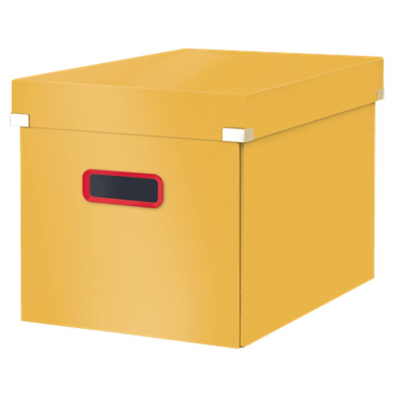 Leitz Click & Store Boîte de rangement Rectangulaire Panneau dur, Polypropylène (PP) Jaune