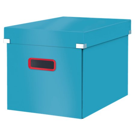 LEITZ Boîte de rangement Click & Store Cosy, cube, bleu