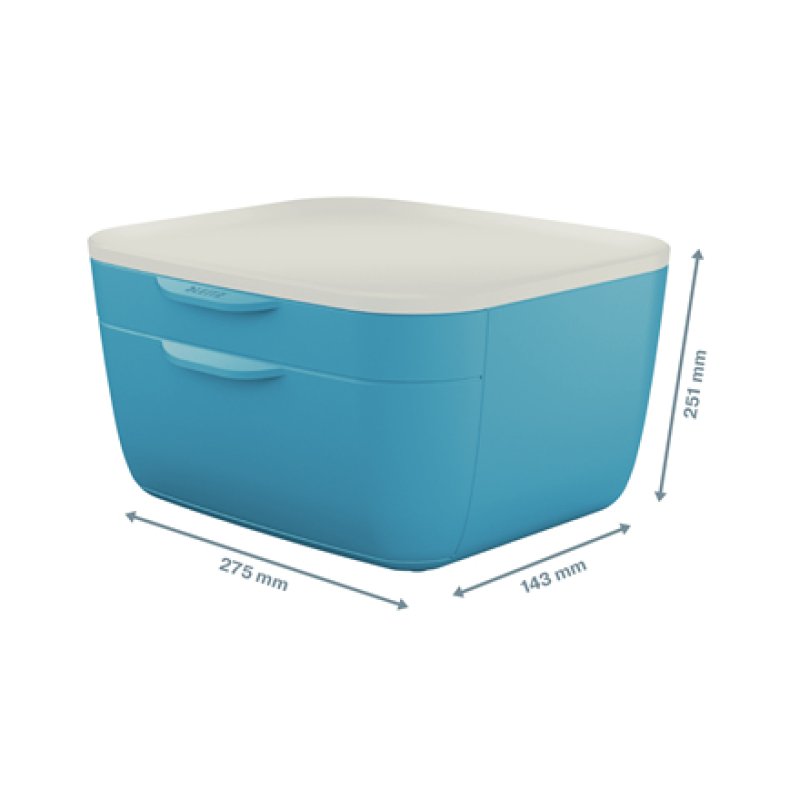 Leitz 53570061 desk tray/organizer Polystyrene (PS) Blue, White