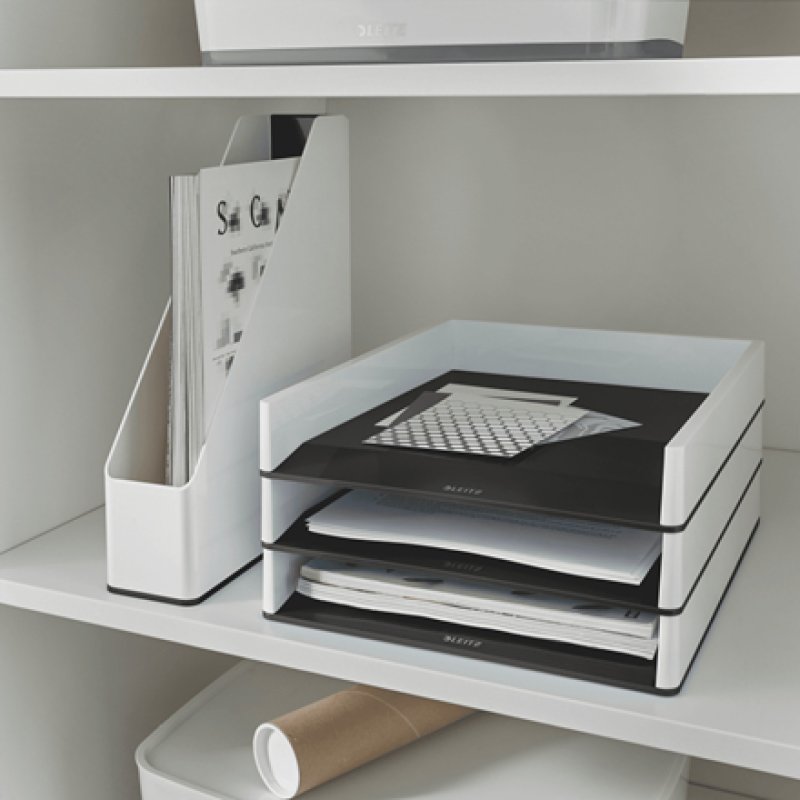 Leitz 53611095 file storage box Polystyrene (PS) Black, White