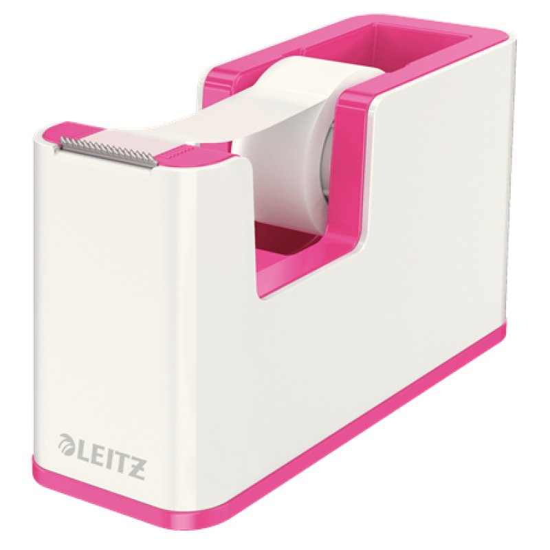 Leitz 53641023 tape dispenser Polystyrene Metallic, Pink