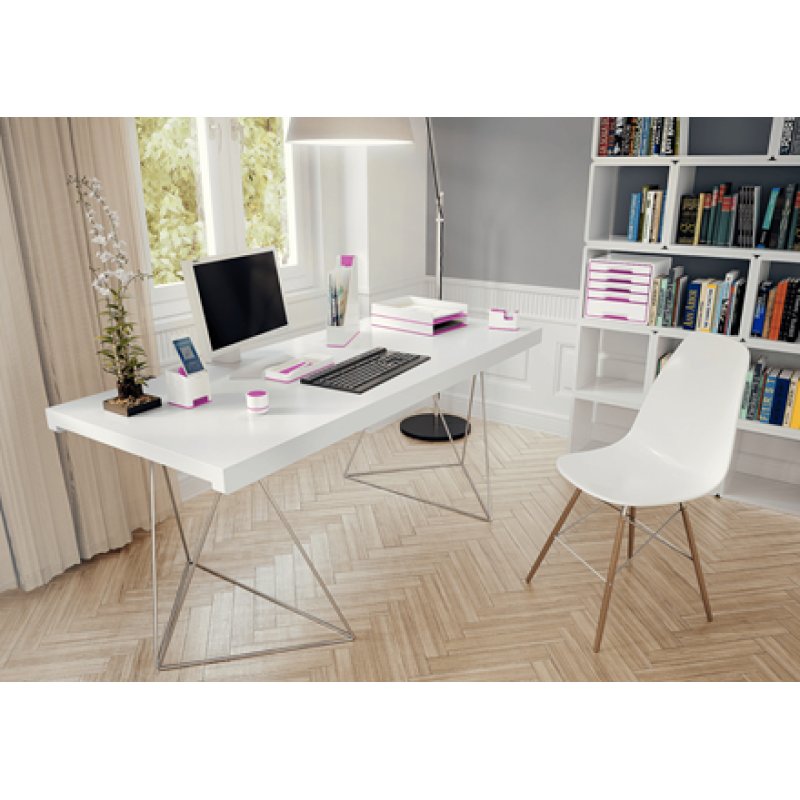 LEITZ Dévidoir de table WOW Duo Colour, équipé, rose