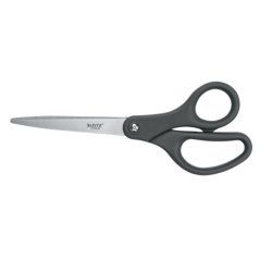 Leitz 54220089 stationery/craft scissors Office scissors Straight cut Grey, Stainless steel