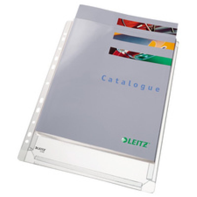 LEITZ Pochette perforée Standard Maxi, format A4, en PVC