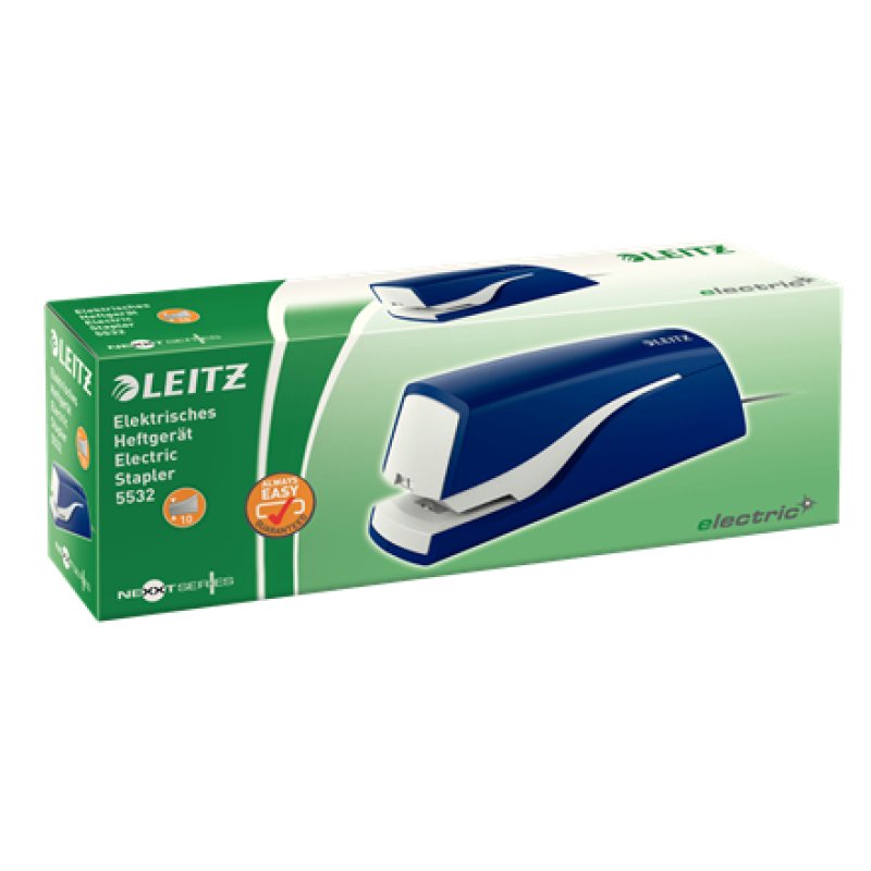 LEITZ Agrafeuse électrique Nexxt, bleu