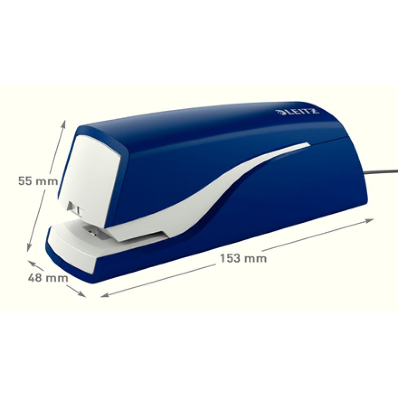 LEITZ Agrafeuse électrique Nexxt, bleu