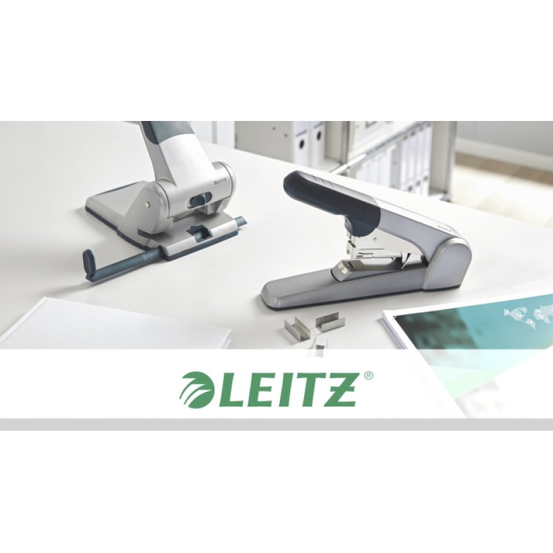 Leitz 5552 Agrafes classiques Gris, Gris clair