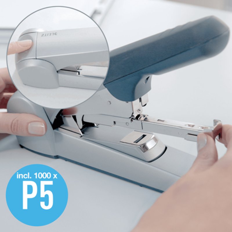 LEITZ Agrafeuse 5552, capacité d'agrafage: 60 feuilles