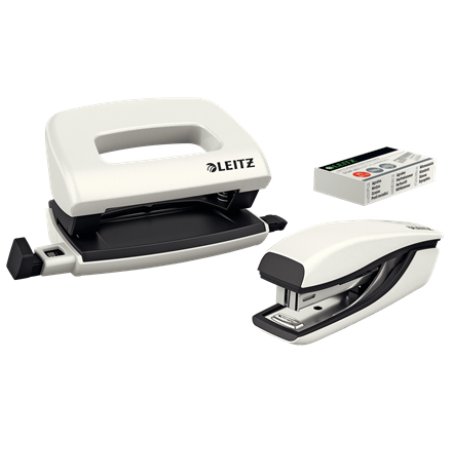 Leitz 55612001 stapler/hole punch set