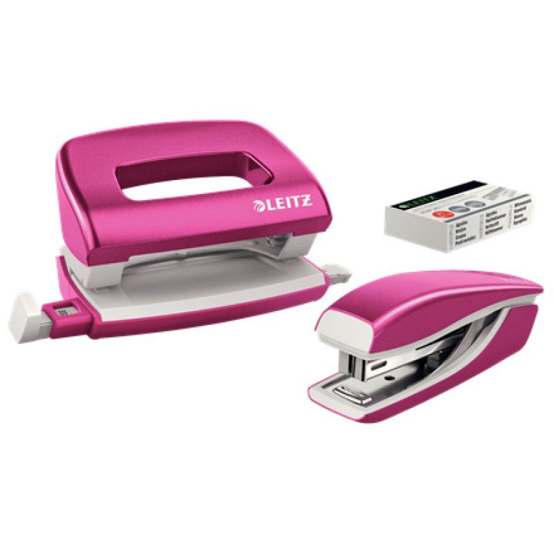 Leitz 55612023 stapler/hole punch set