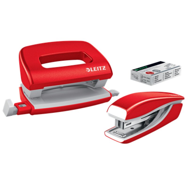 Leitz 55612026 stapler/hole punch set